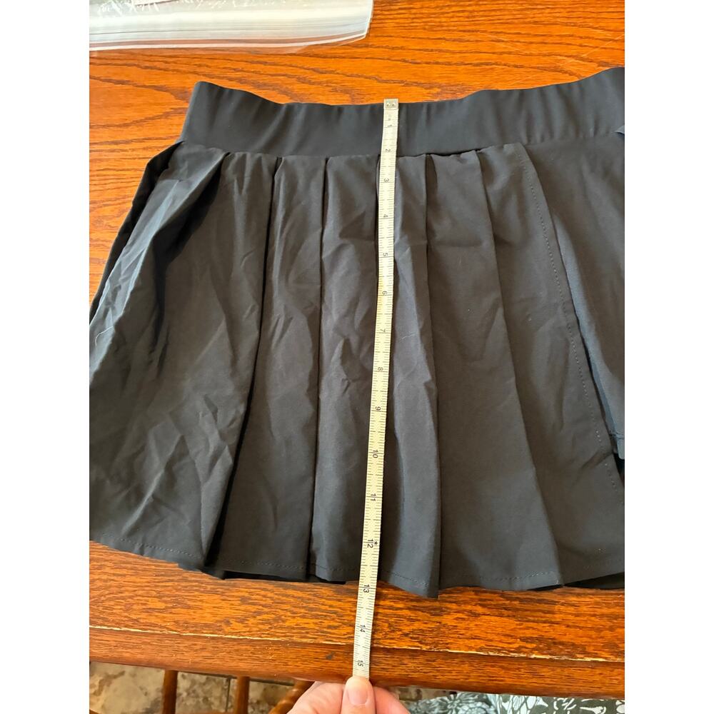 Halara NEW Breezeful High Waist Pleated Pocket Buckle Micro Mini Quick Dry Skirt - Picture 9 of 9
